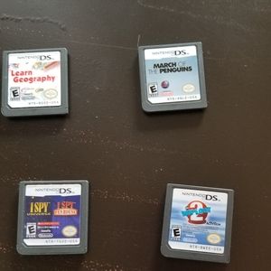 4 Nintendo DS Games